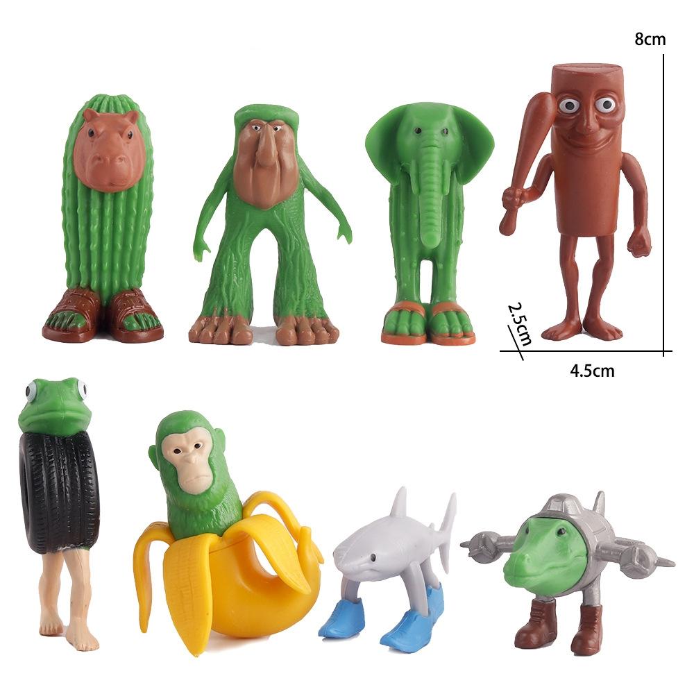 Tungtungtung Sahur LiriLi Larlla Tralalero Tralala Фигурка Игровая Фигурка Аниме Фигурка Действия Коллекционная Модель Модели Игрушки Для Мальчиков Подарок