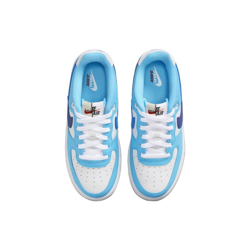 Nike Кроссовки Air Force 1 Low LV8 2 Light Photo Blue Deep Royal GS DZ2660-100