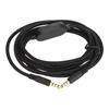 Replacement Sound Cable Nylon Braiding Headphone Cable with Volume Control Mute Switch for AW720H