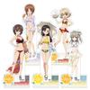 Girls und Panzer Михо Дарджилинг Кей Анчоус Катиома Махо Кинуё Алиса Шихо Тиё Двойная вставка HD Акриловый стенд аниме товары