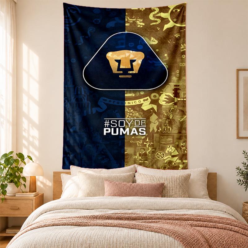 Club universidad nacional pumas Tapestry highquality for decorating living room bedroom dorm walls ideal as bedroom wallart orholiday gift