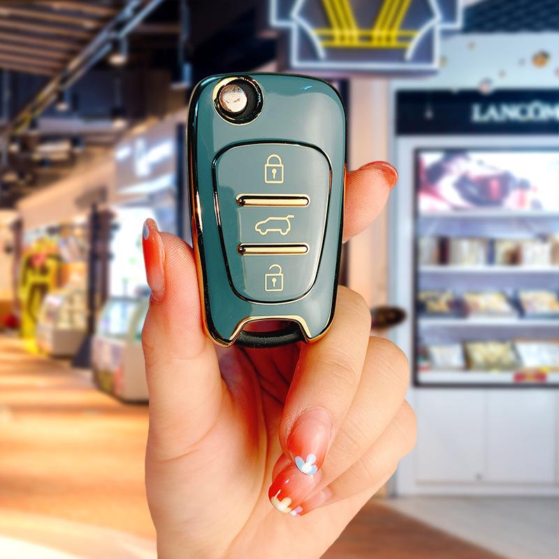 TPU Key Cover for Hyundai Sonata 8/Elantra - Premium Car Key Protection