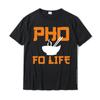 Pho Fo Life Смешной дизайн вьетнамского супа Фо Футболки для мальчиков Хлопковые топы Футболки с принтом Однотонные