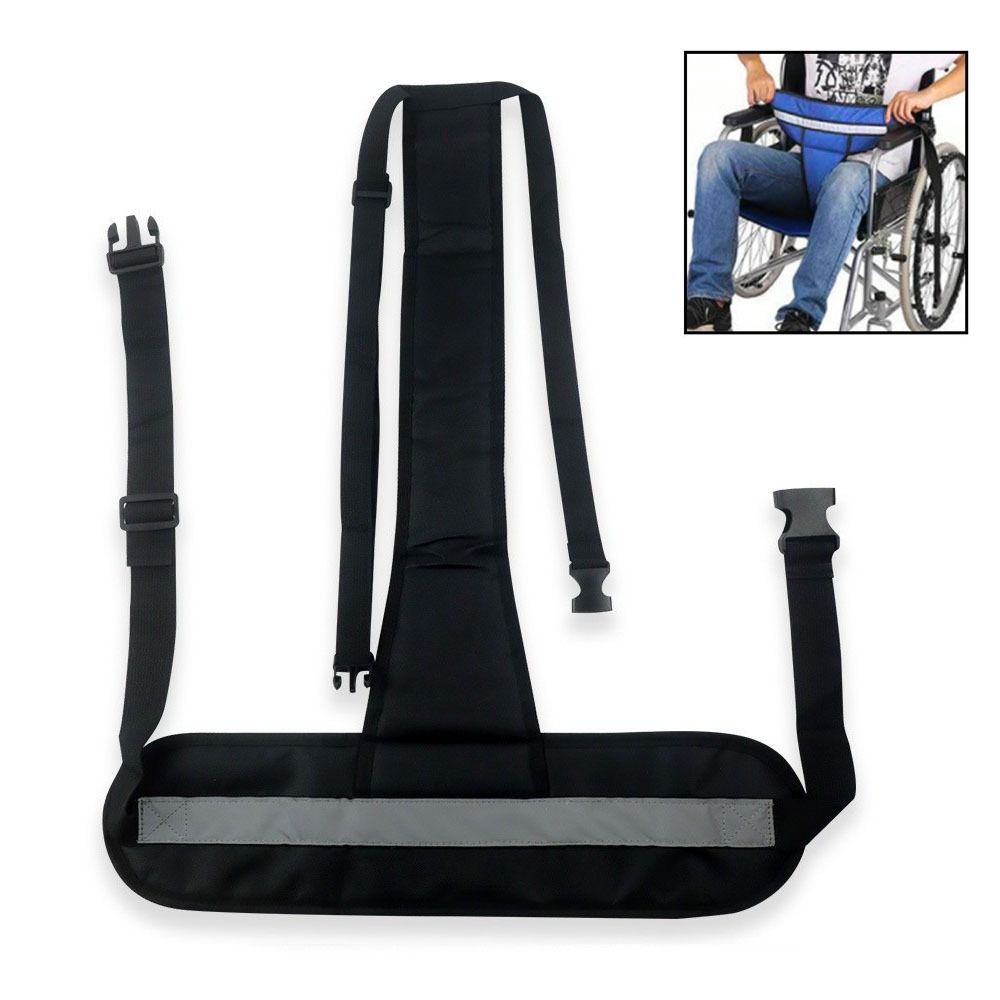 Adjustable Wheelchair Safety Belt Fixing Wheelchair Seat Fixing Belt Elderly Braces