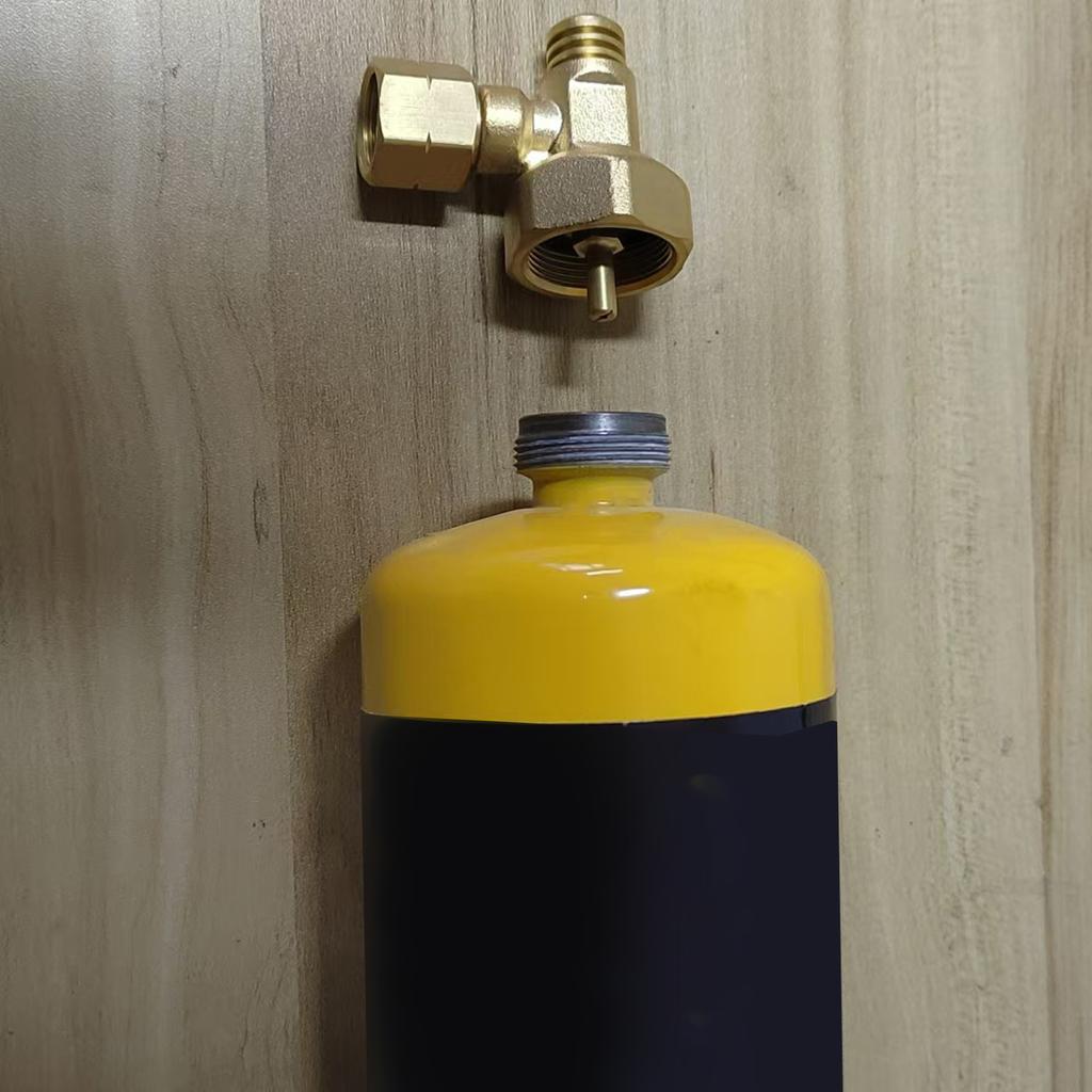 Two Outputs Gas Tanks Conversion Gas Distributor Conversion Head 2 In1 Propane Adapter Extension Gas Furnaces Adapter