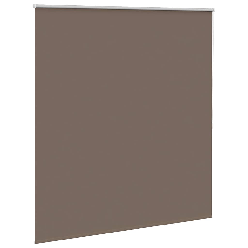 Blackout Roller Blind 144.4 x 175 cm Fabric Width 140 cm Coffee Brown