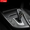 Углеродное волокно, панель переключения передач автомобиля, боковая L-образная полоска, отделка салона для Bmw 3 Serie 4 3gt F30 F31 F32 F34 F36