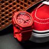 Casio Человек-паук Цвет Побережье Восьмиугольник Водонепроницаемый Кварцевый Механизм Смоляной Ремешок Японские и Корейские Часы Мужские Часы Красный Циферблат GA-2100-4APR-person