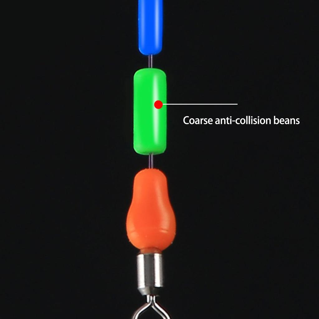 Space Bean Fishing Bobbers Stopper Float Sinkers Stops for Fishing Line Float Stop Stoppers Rig Buffer Connector