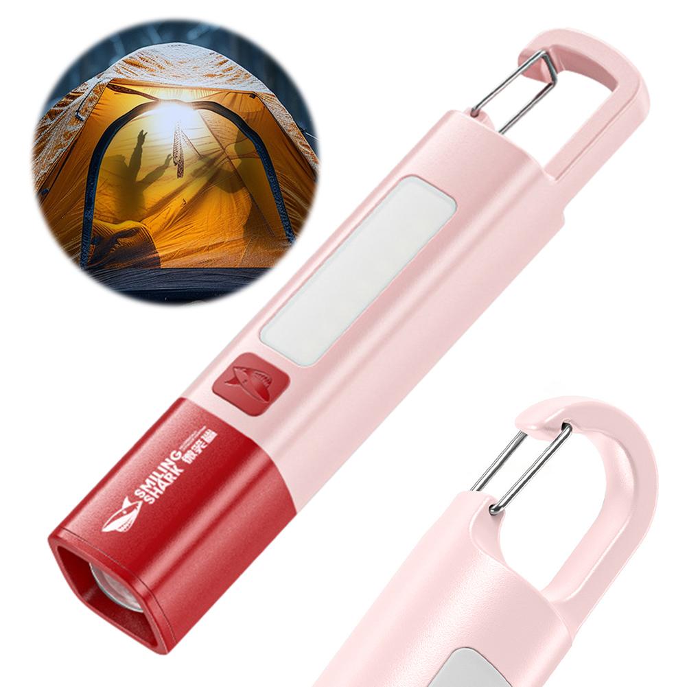 LED Camping Flashlight 3 Modes Compact Camping Torch Multifunction Flashlight Portable Handheld Light for Outdoor Camping Hiking
