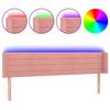 VidaXL LED Headboard Bedroom Furniture Double Bed Accessory Head of Bed Frame Interior Pink 3123441