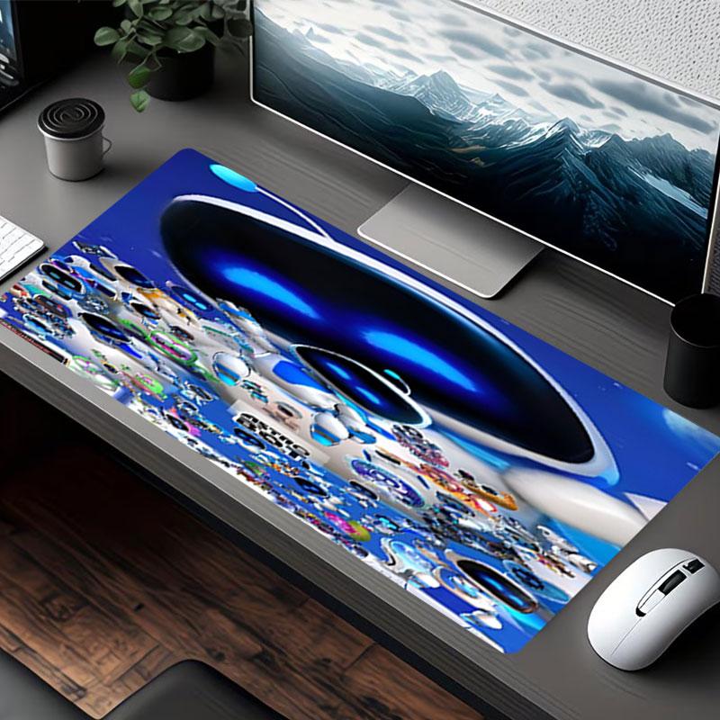Cosmic Bot Crew Print Mouse Pad, for Keyboard Pad Laptop PC Mat for Office Home Use, Desk Decor, Perfect Birthday Gift for Gamers
