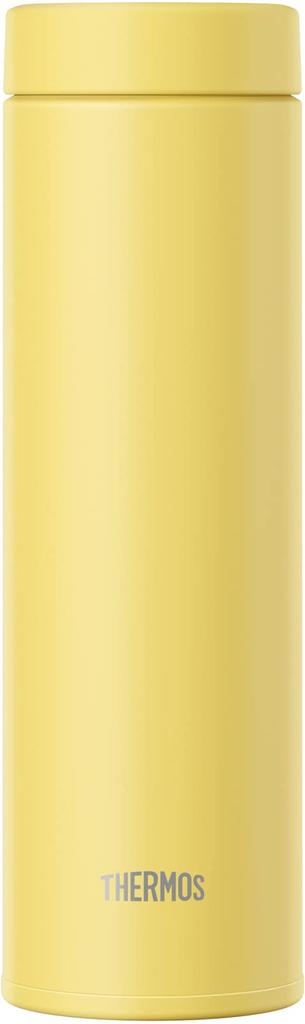 Thermos Бутылка для воды с вакуумной изоляцией, мобильная кружка, 480 мл, желтая. Несколько деталей, легко чистить. Плотно закрывающаяся бутылка из нержавеющей стали. Y