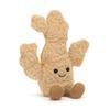 Jellycat Fun Food Series Amuseables Ginger Ginger Cute Soothing Doll Plush Figure Sitting Pose 15cm Height