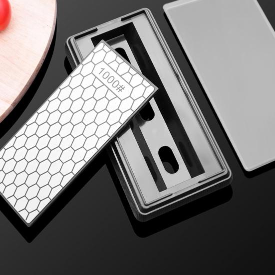 Кухонный точильный камень, двухсторонний грубый, тонкая и быстрая заточка, нескользящая основа, сверхпрочный, износостойкий, высокая твердость, домашний кухонный резак, столовая