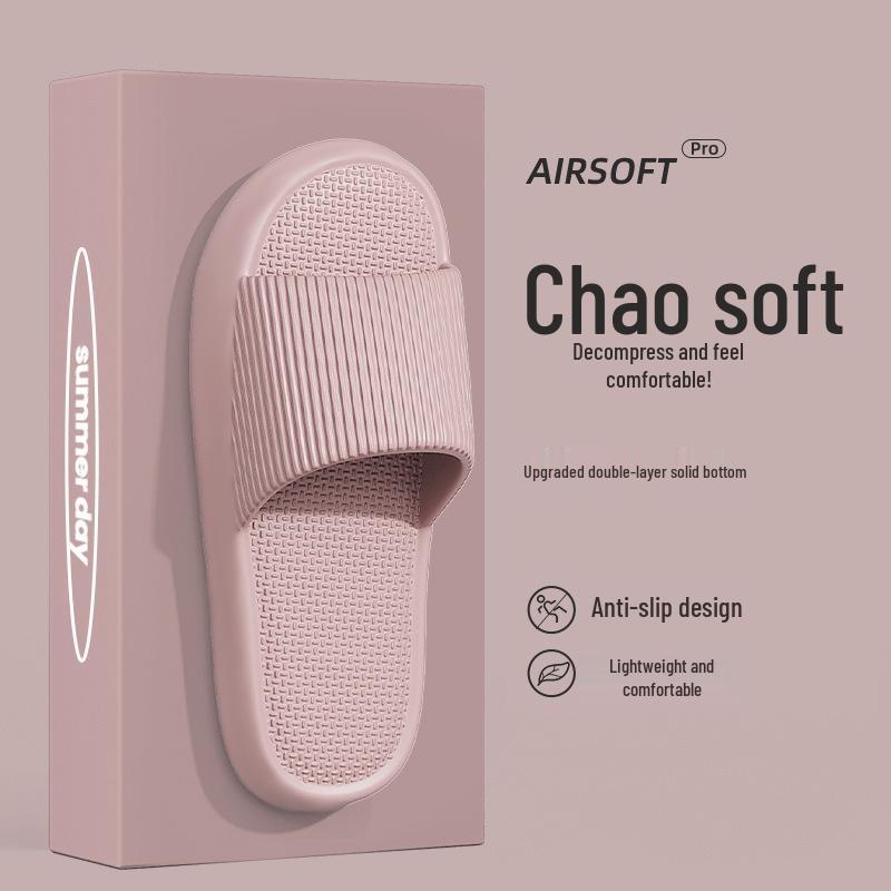 Тапочки Eva с нескользящей толстой подошвой: Летние варианты для мужчин и женщин для использования в помещении и на открытом воздухе, комфорт без запаха