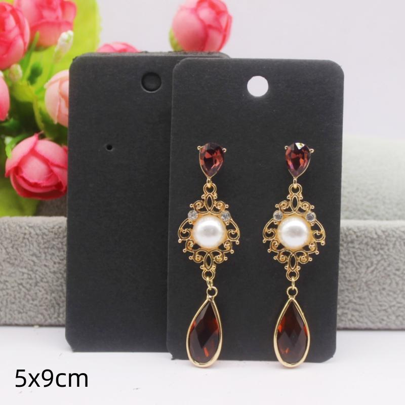 50 шт. белая/крафт-бумага, серия разных размеров открыток, сережек, ожерелий, открыток для украшений