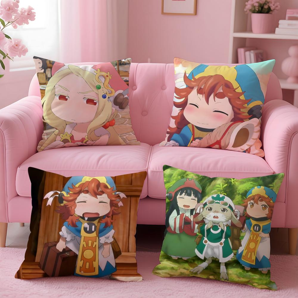 Hakumei To MMikochis Cushion Cover Comfortable Reversible Pillow Cover Ideal For Car Sofa Bedroom & Beyond