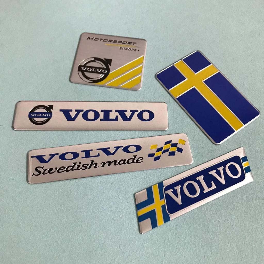 Наклейки на кузов багажника автомобиля Специальный металлический значок-декаль Для Volvo Rdesign Polestar AWD V50 S60 XC60 S40 XC40 XC90 V60 S80 S90 V90 V70