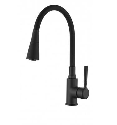 Invena Pogo Plus Sink Tap with Flexible Spout, Black