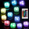 Waterproof 3 LED Underwater Light 16 Colors RGB Night Lamp Ambient Light Atmosphere Lamp Aquarium