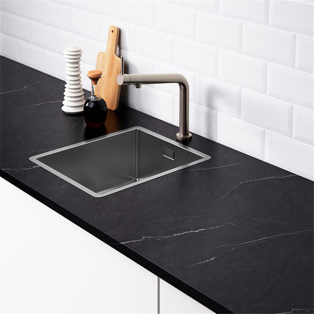 Широкая 40 см Матовая Плотная Самоклеящаяся Контактная Бумага Водонепроницаемые Обои Под Мрамор Мебель Кухонная Столешница Наклейки На Каменную Стену