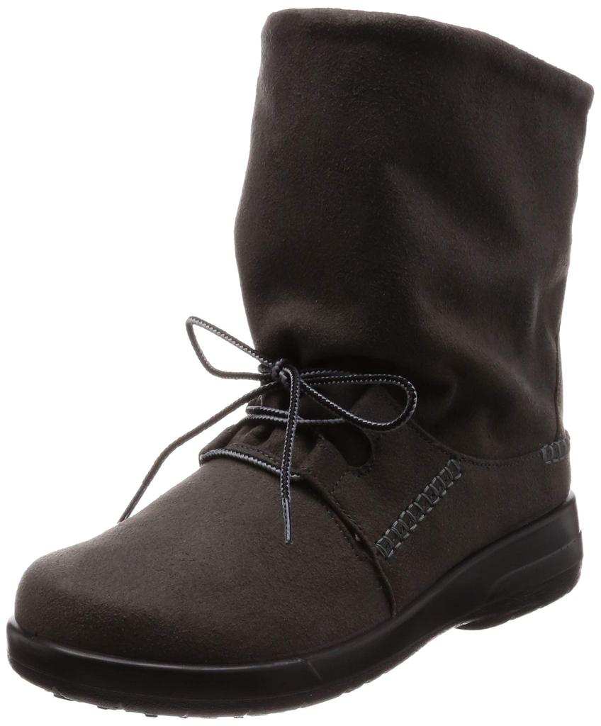 Top Rain Boots Waterproof Gray Cm 3E [Asahi Dry] Gore-Tex TDY-3883 Women's 22.0