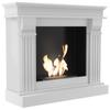 Portal Bioethanol Fireplace AUGUST TÜV White Set