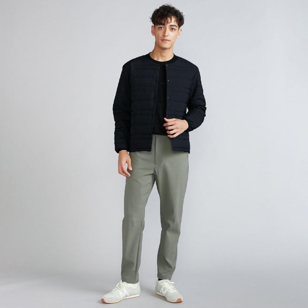 Mizuno Compact Breath Thermo Down Cold Weather Black Men's Jacket, Heat-Generating Material, Protection, Winter,