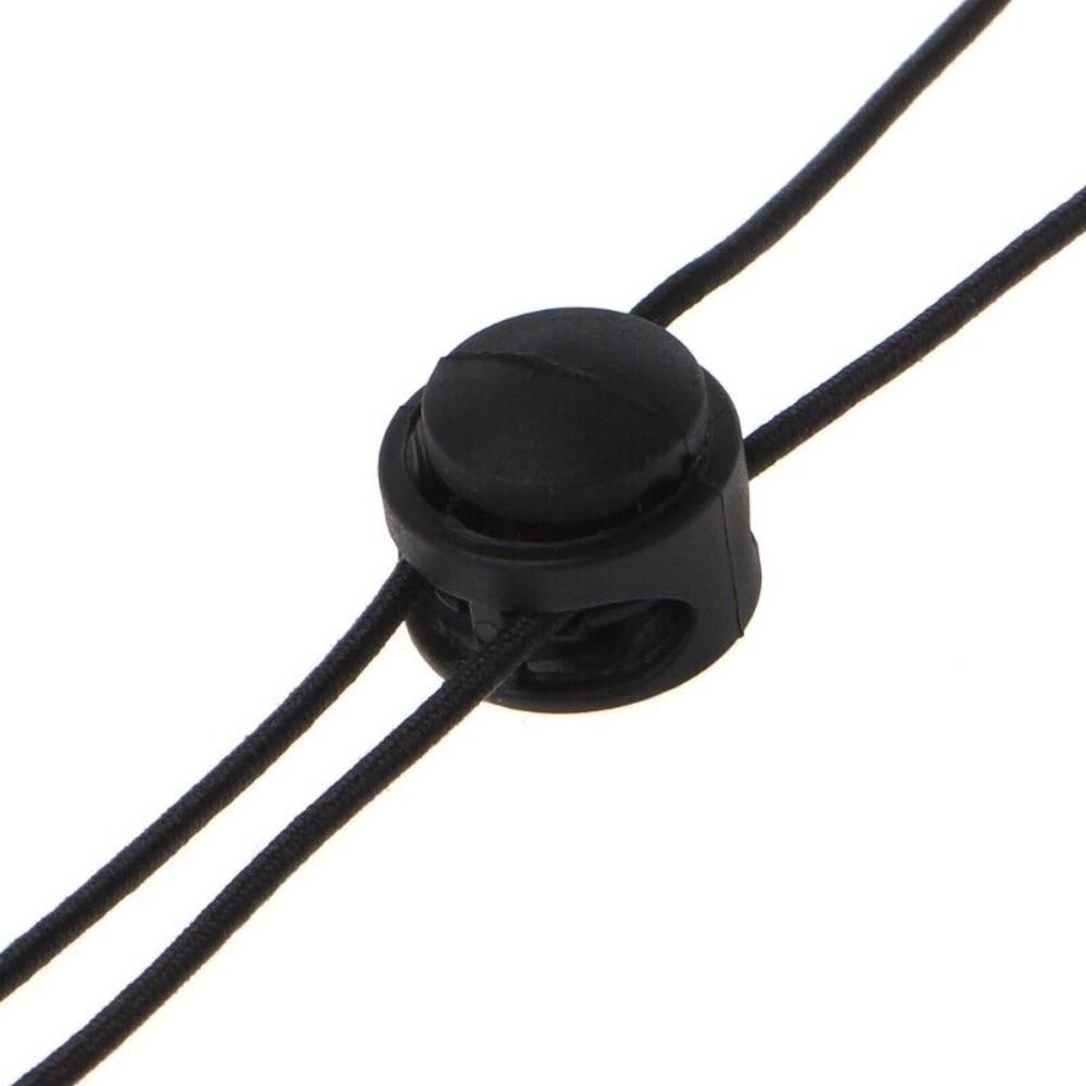 20pcs Solid Elastic Removable Chin Strap Clip Cord Fasteners Hat Retainer Hat Chin Strap