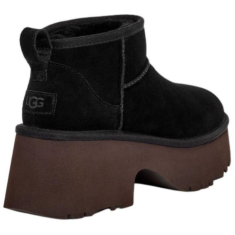 UGG Классические ботинки Ultra Mini New Heights Черные Женские 1158311-BLK