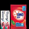 Набор: Зубная паста Sensodyne и стиральный порошок Omo