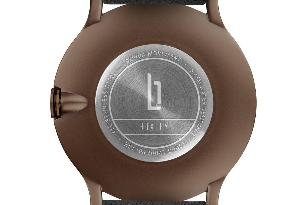 Lilianthal Berlin Made in Black Men's Watch, Date, Germany, H01-106-B004LB,