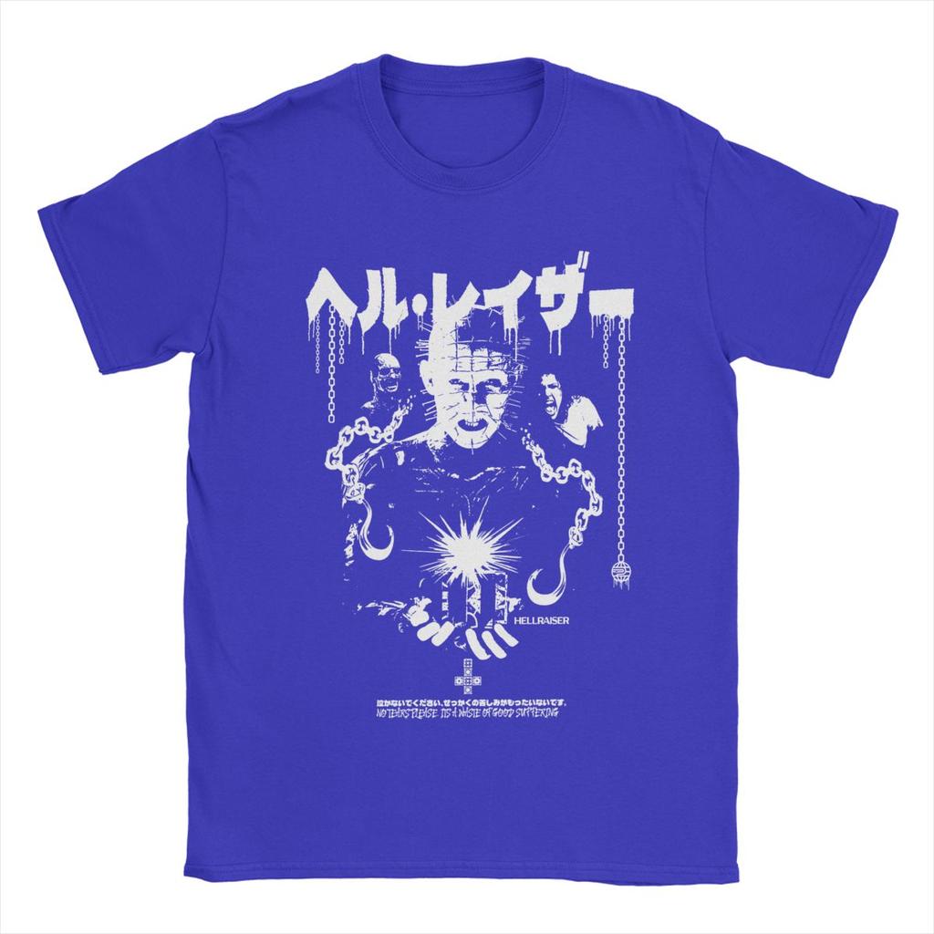 Мужские футболки No Tears Please Hellraiser Pinhead, хлопковая одежда, смешные футболки с коротким рукавом и круглым вырезом, футболка в подарок на день рождения