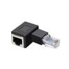 90 Degree Network Cable Connector LAN Extension Adapter for Cat5 Cat6 LAN Ethernet Network Cable