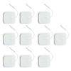 10pcs 2in Electrode Patches 2mm Pin Connector Replacement Reusable Massaging Electrode Muscle Patches for Electrotherapy