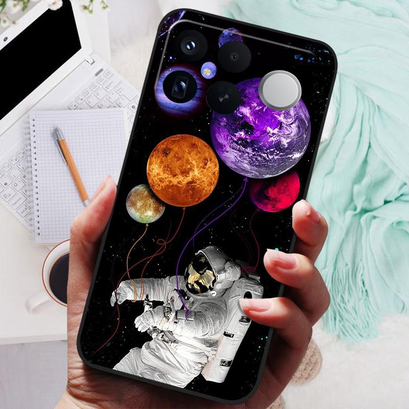 Для Xiaomi Redmi K90 Pro Max Чехол НОВЫЙ ТПУ Силиконовый Противоударный Чехол для телефона с котом Для Redmi K90 Pro Max Funda Печать Мягкий Чехол