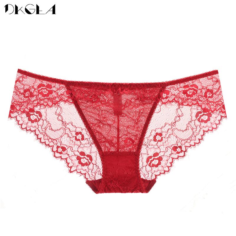 DKGEA Sexy Briefs Intimates Underwear Plus Size Women Panties Transparent