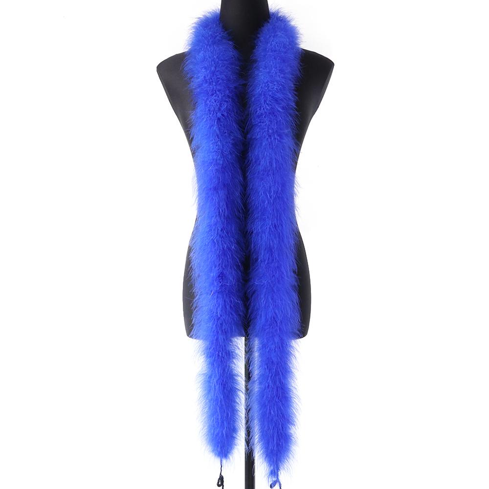 DIY 2 Meter Fluffy White Marabou Turkey Feathers Boa 11-50g Natural Feather Scarf for Wedding Dress Christmas Decorative Plumes