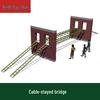 Оборудование для полосы препятствий на большом стальном канатовом мосту Jiurishan