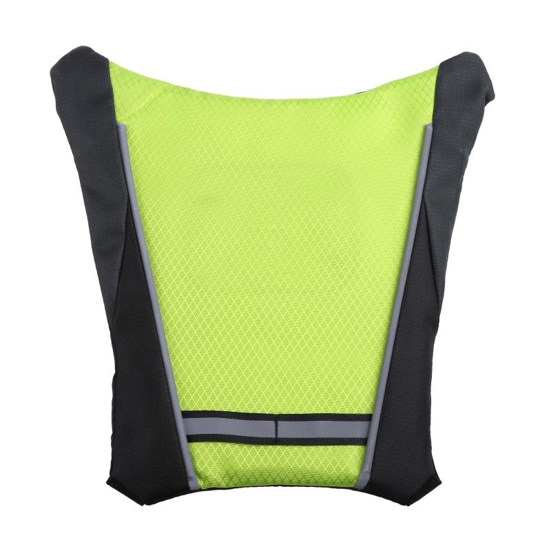 USB Charging Reflective Backpack Vest Turn Signals Indicator for Bicycle Riding