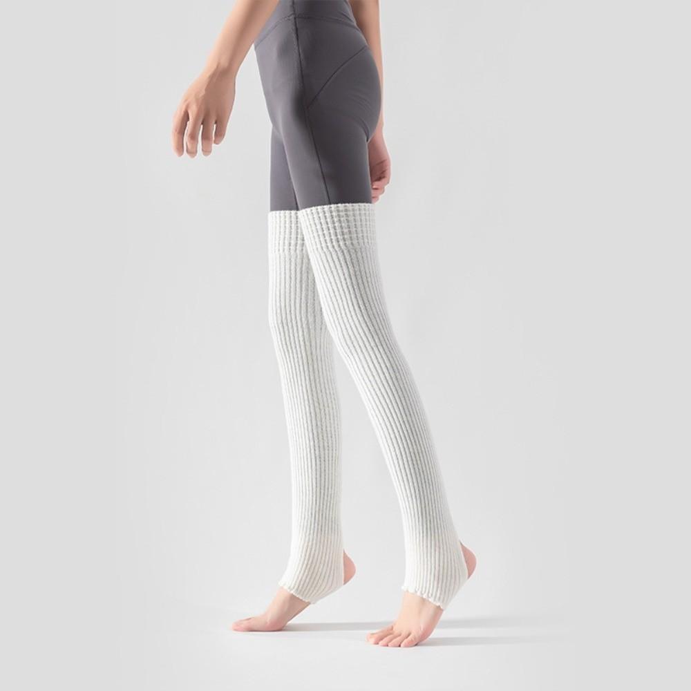 Knee High Long Foot Covers Foot Cover Pilates Yoga Knitted Socks Ballet Leg Warmers Gym Fitness