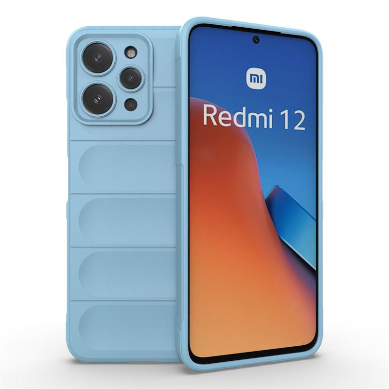 Для Redmi 12 Чехол Чехол Xiaomi Redmi 12 Capas Phone Bumper Back Armor Противоударный Мягкий TPU Защитный Объектив Fundas Redmi 12