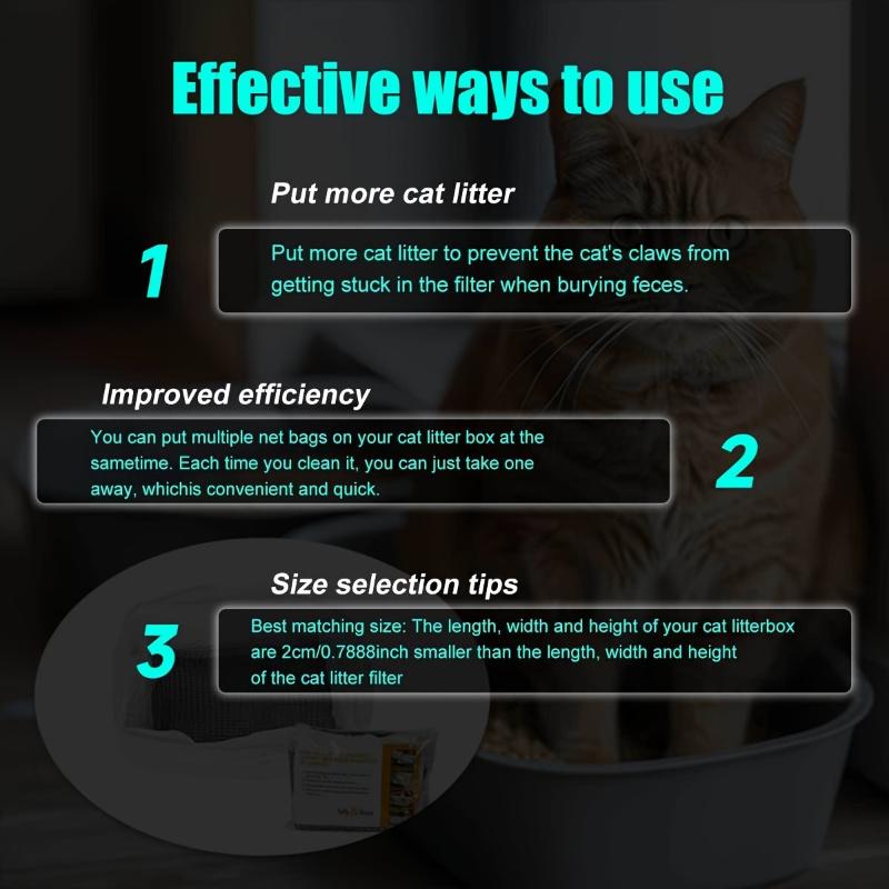 10 одноразовых мешочков для кошачьего туалета без лопаты — быстро, удобно и гигиенично