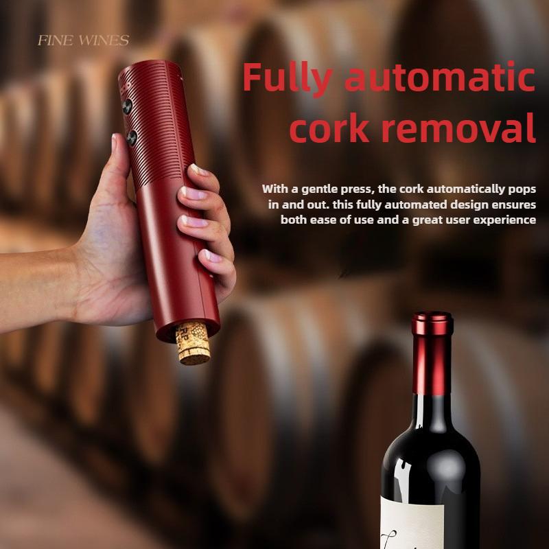 Электрический Полностью Автоматический Открыватель для Бутылок Красного Вина, Портативный и Многофункциональный