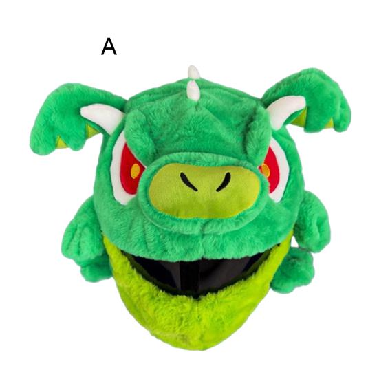 Чехол для шлема мотоциклиста Furry, пыленепроницаемый, устойчивый к царапинам, мягкий, мультяшный, забавный, полностью защищающий лицо чехол для шлема мотоциклиста