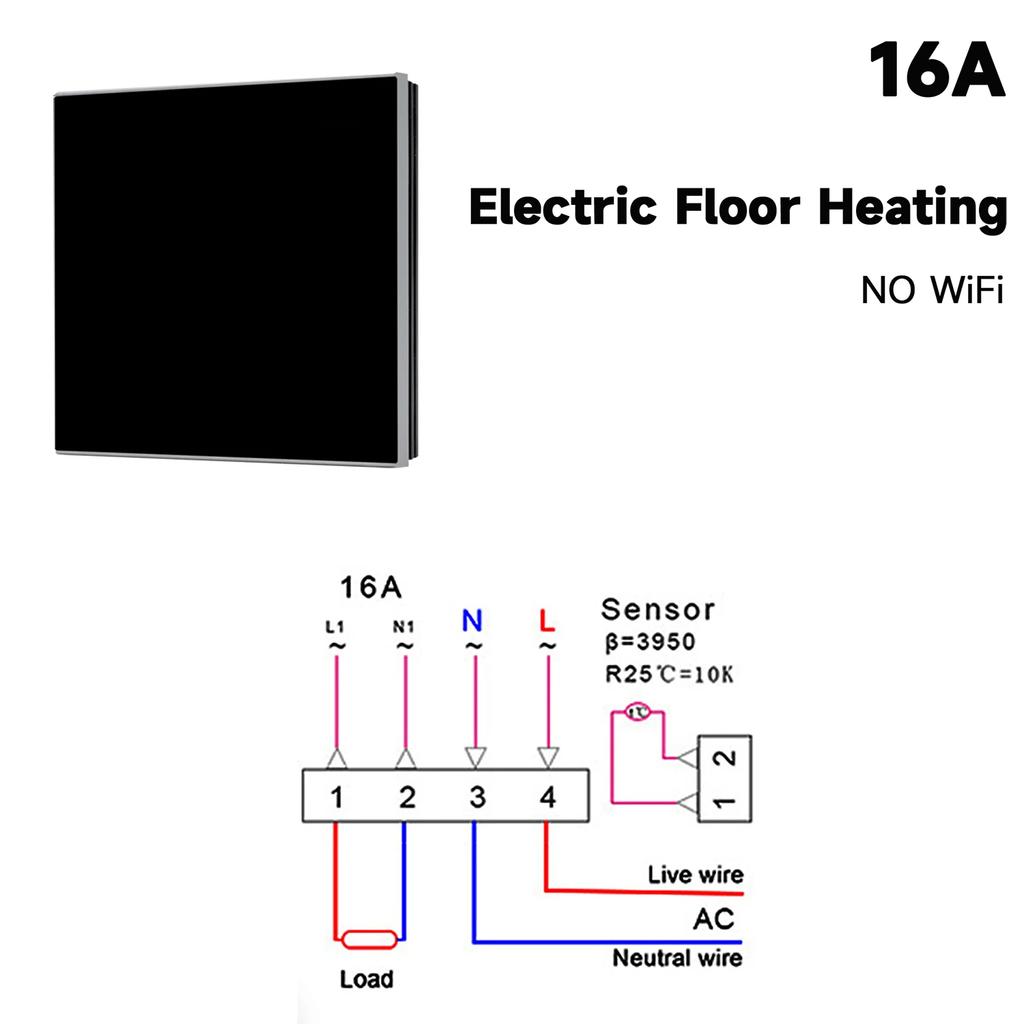 2025 Новый Tuya WiFi Smart Термостат Электрический Отопление Водогрейный Газовый Котел Контроллер Температуры Работает С Alexa, Google Home, Alice