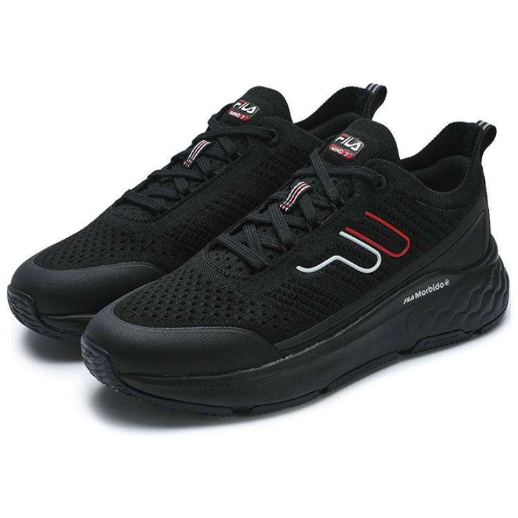 Fila MIND 7 Тканевая амортизация Низкие беговые кроссовки Женские Черные A12W421801FBK