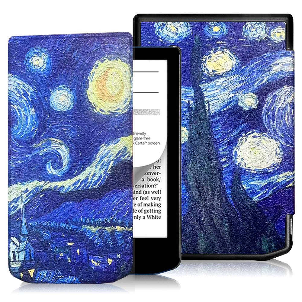 Кожаный чехол с подставкой для руки для электронной книги Pocketbook Verse Lite 619