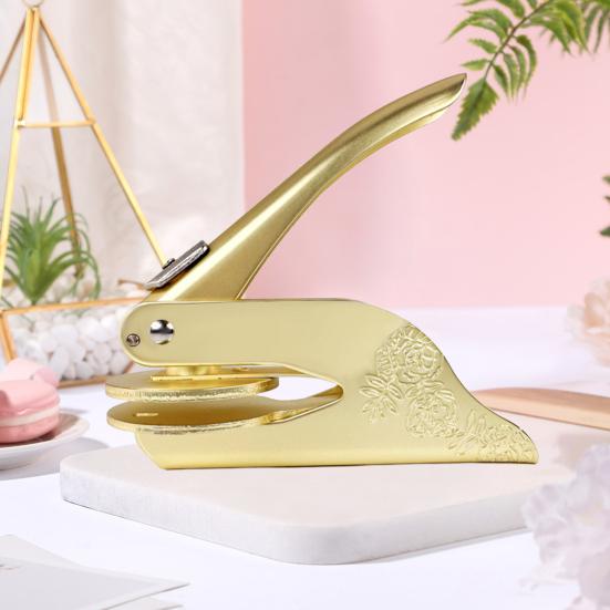 Книжный тиснитель с ручным управлением, штамп для тиснения из нержавеющей стали, инструмент для тиснения бумаги